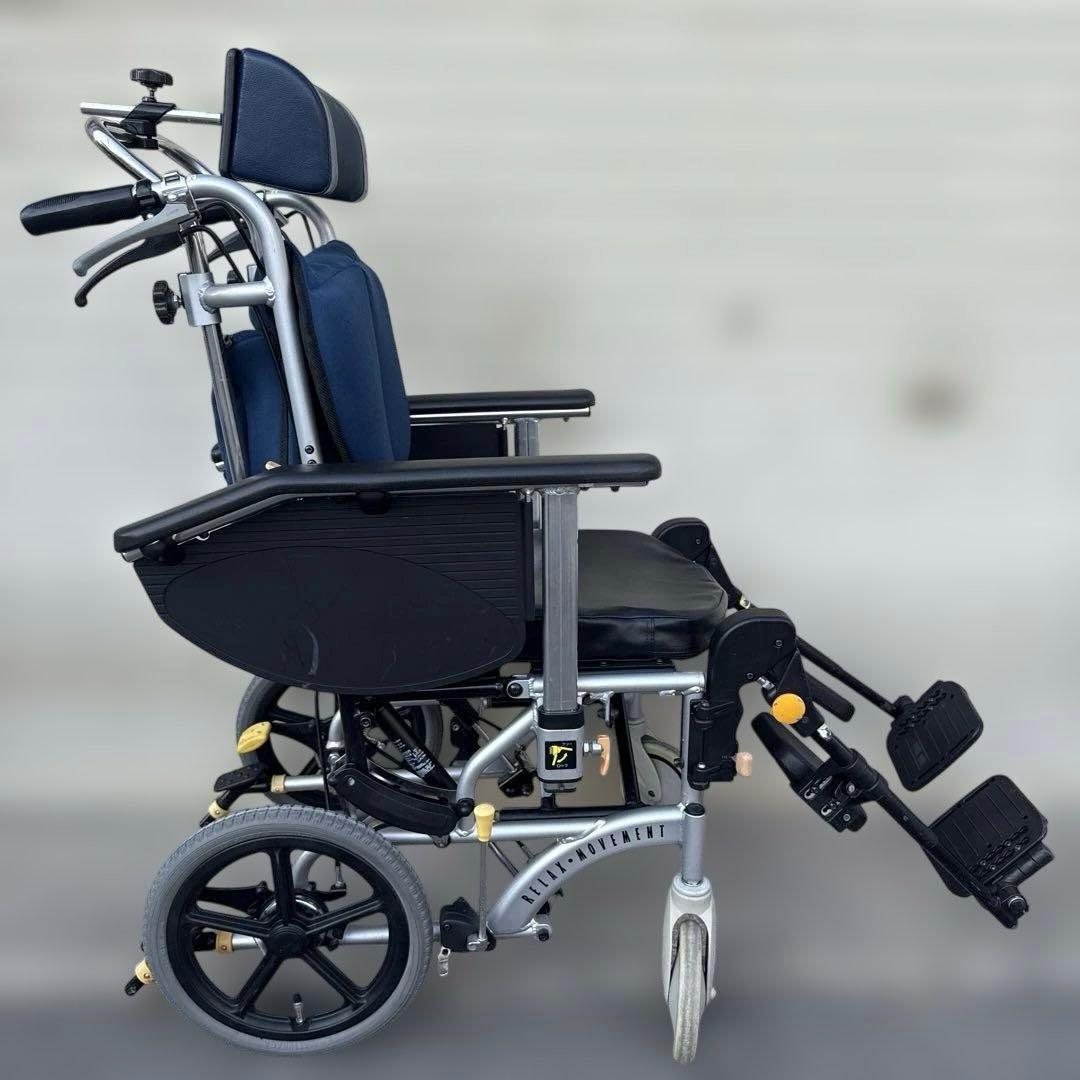 オアシス 介助式 リクライニング車椅子 車いす 折り畳み 介護 松永製作所