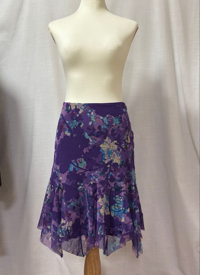 Vivienne tam 紫 スカートshort skirt