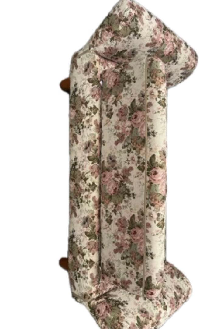 未使用♦️ロココ クラシック♦️華やかで上品な花柄 ラブソファ♦️ソファベット♦️送料込