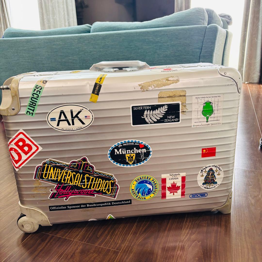 RIMOWA リモワ　青ロゴ トパーズ　82L