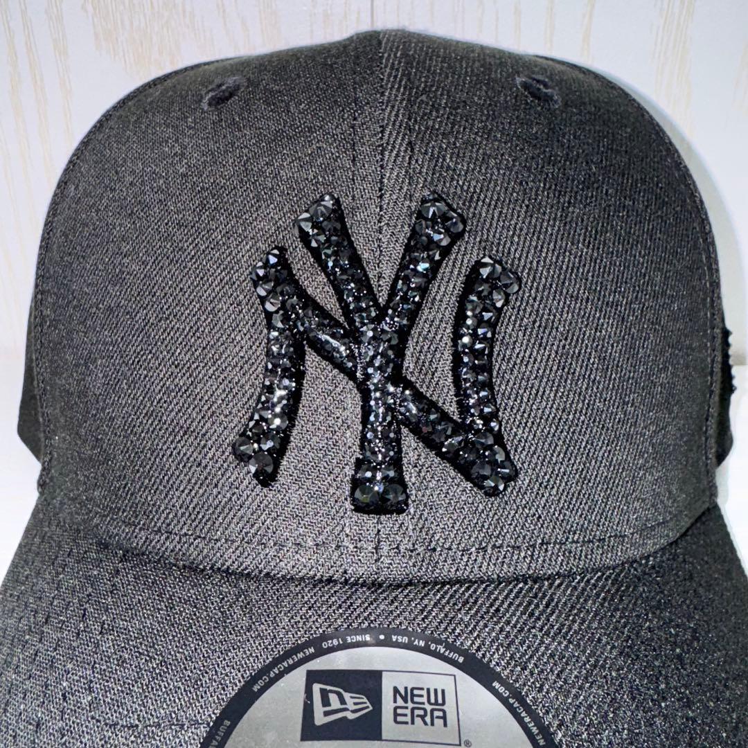 NEWERA デコキャップ スワロフスキー ニューエラ ブラック