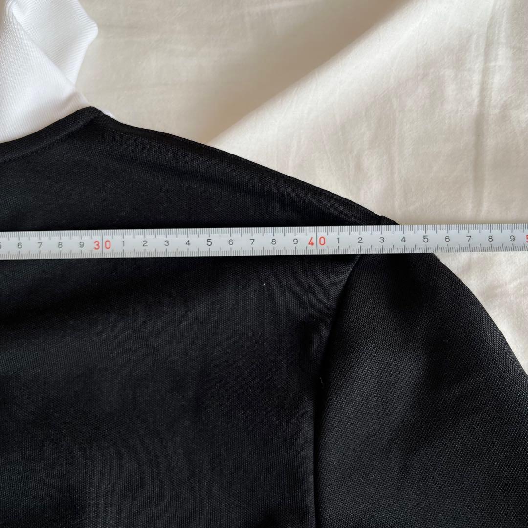 adidas ジャージ トラックジャケット　クラシック　XS 黒×白　３本ライン