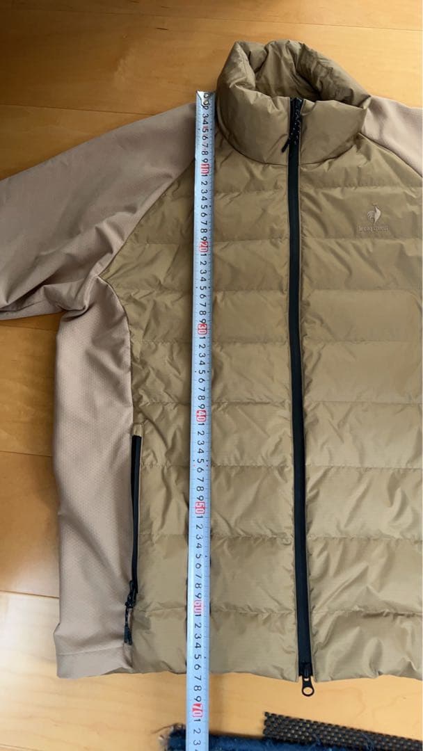 ナンガ、ルコックコラボ　ゴルフウェア ダウンジャケット ベージュ系