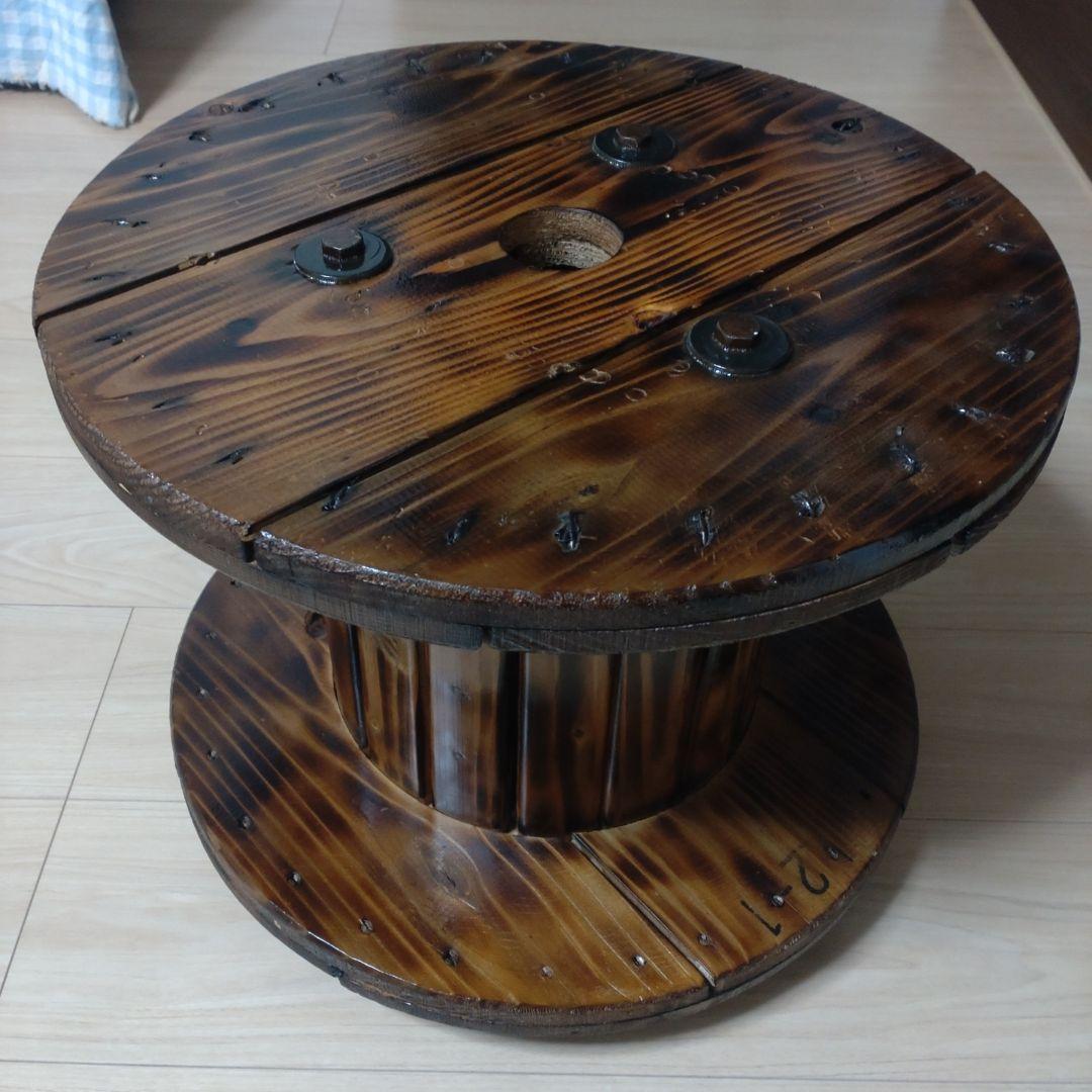 ケーブルドラム　テーブル　小物置き　値下げ