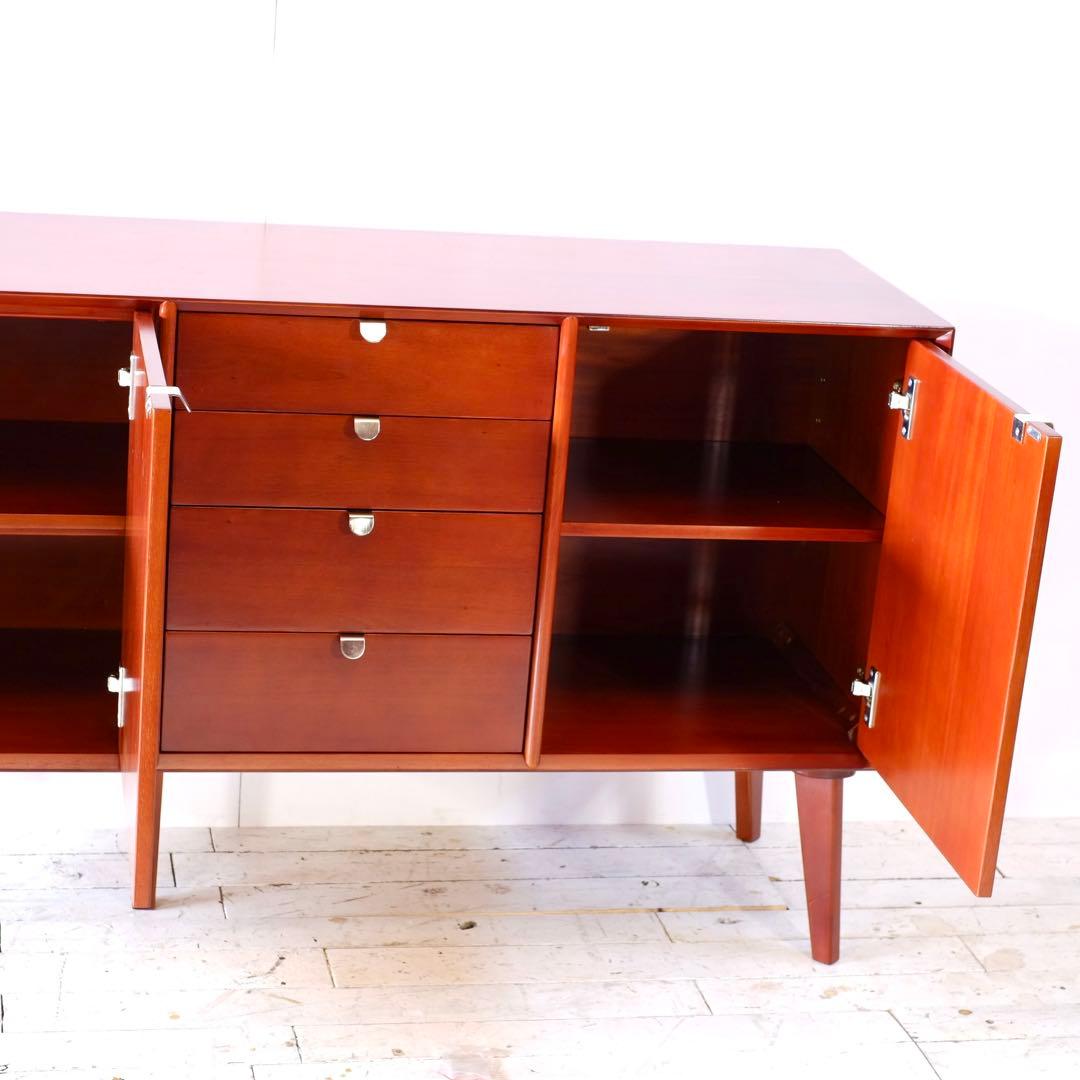 A 新品 160cm リビングボード キャビネット 北欧 ホテル仕様 収納