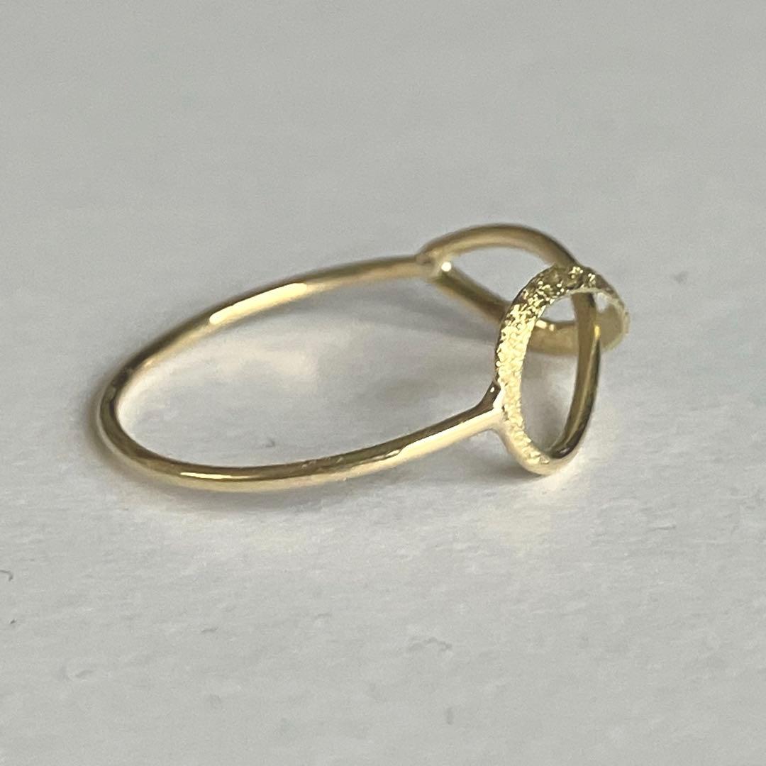 K18 18金　13号　リング　19