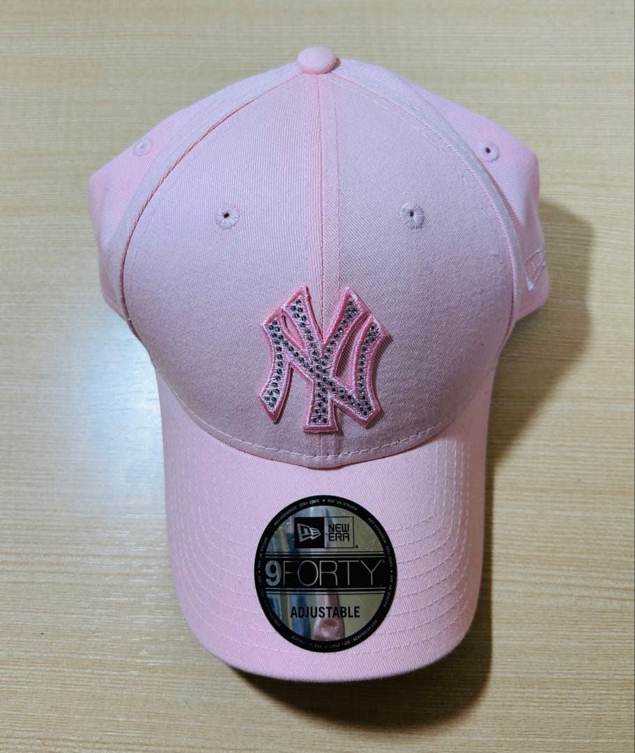 NEWERA 9FORTY Rhinestone ヤンキース ピンクレモネード