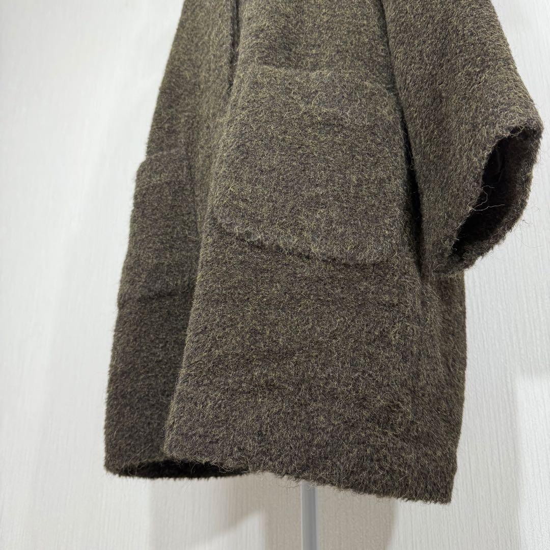 良質 leilian レリアン コート フード付き 大きいサイズ 13+