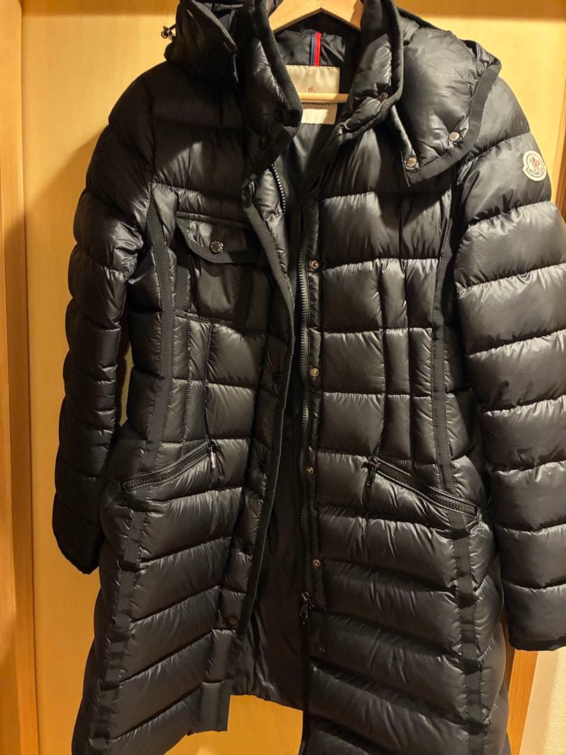 Moncler ブラック ダウンジャケット サイズ3