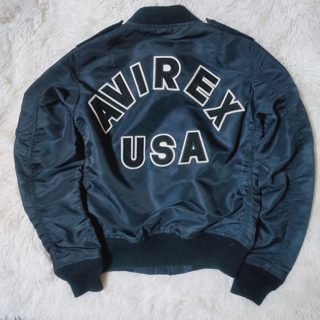 いのやん様 AVIREX ネイビー MA-1 フライトジャケット
