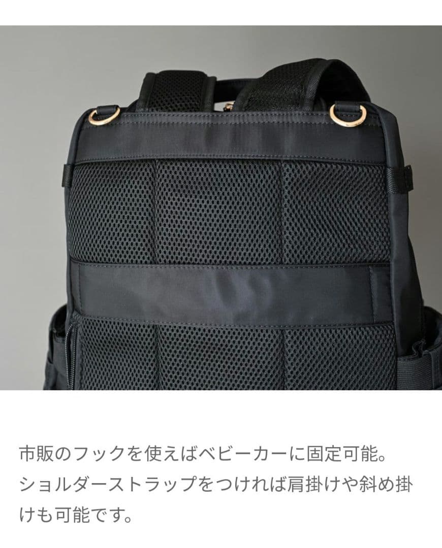 しまむら×MUMUコラボリュック ブラック