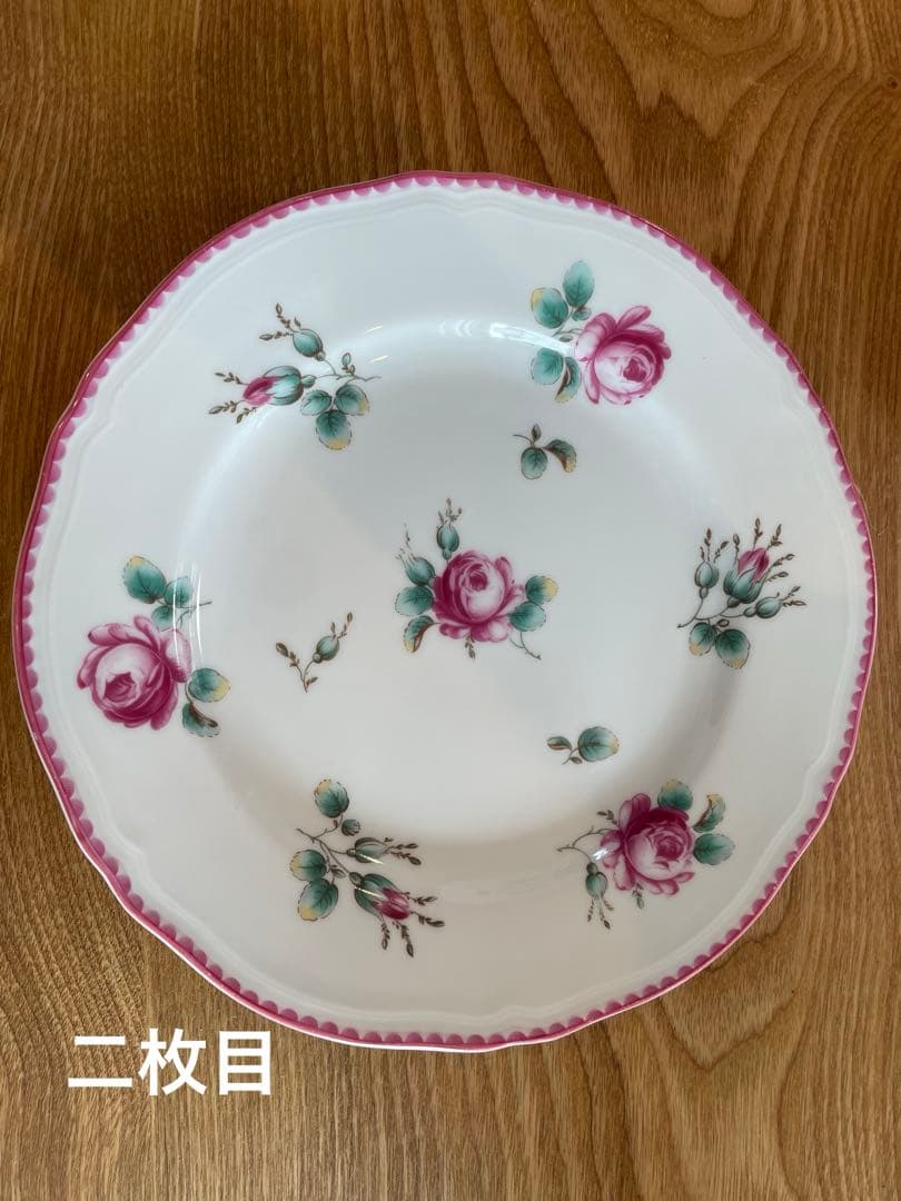 アンティークローズ　リチャードジノリ　プレート　6枚セット　19センチ　デザート