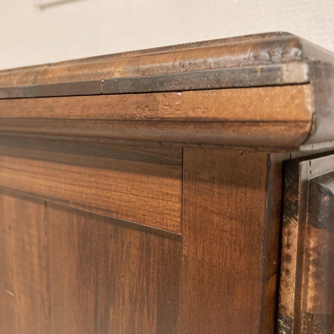 ビンテージチェスト　レトロアンティーク　5段　ブラウン