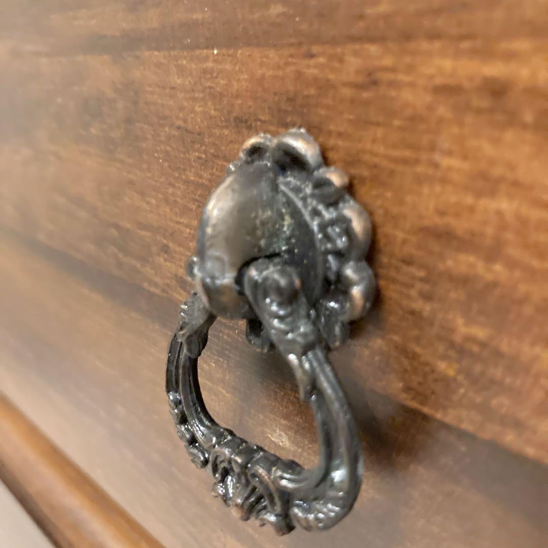 ビンテージチェスト　レトロアンティーク　5段　ブラウン