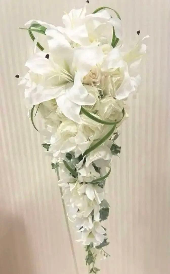 アーティシャルフラワー　ウェディングブーケ