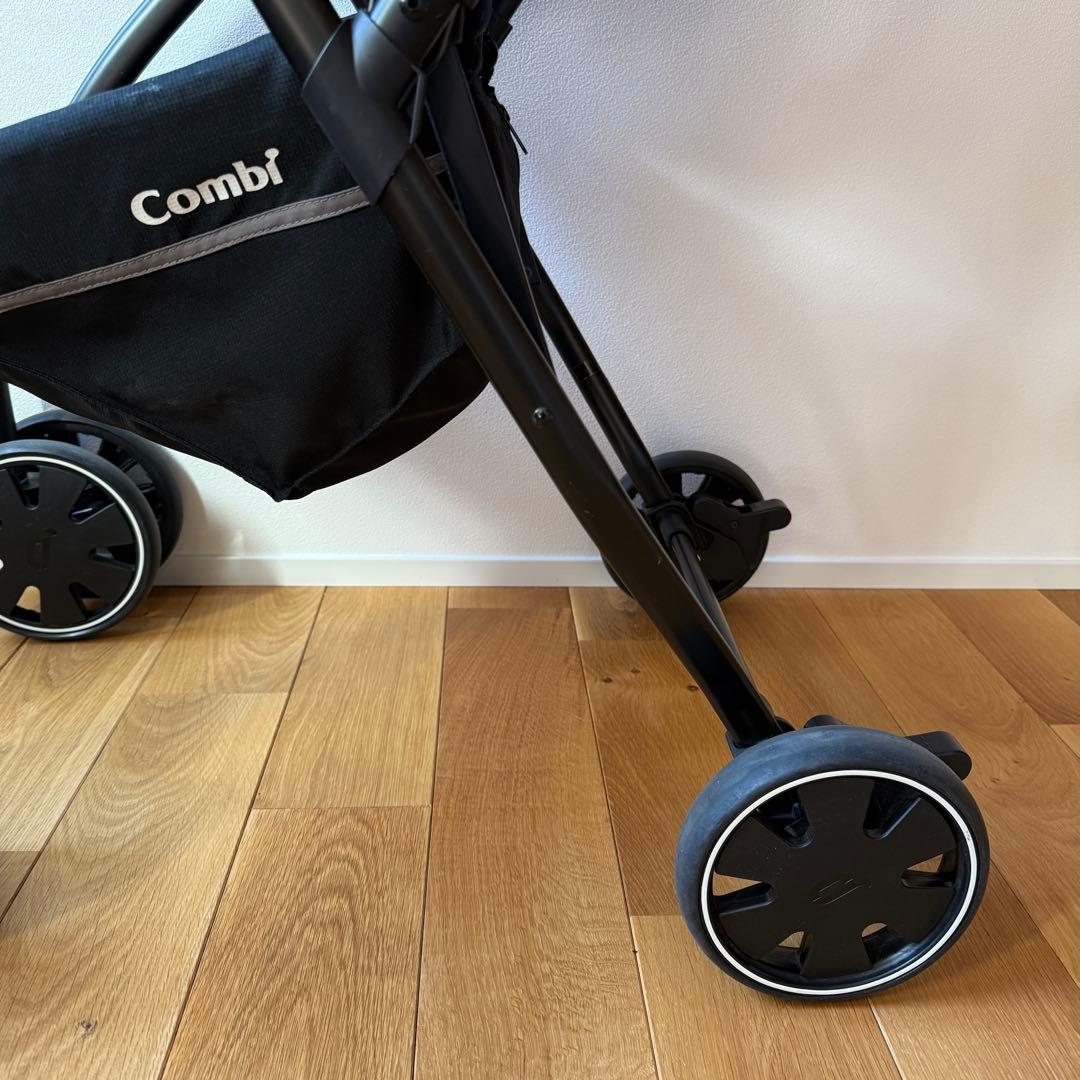 美品　Combi コンビ ベビーカー AttO（アット） type-S ネイビー