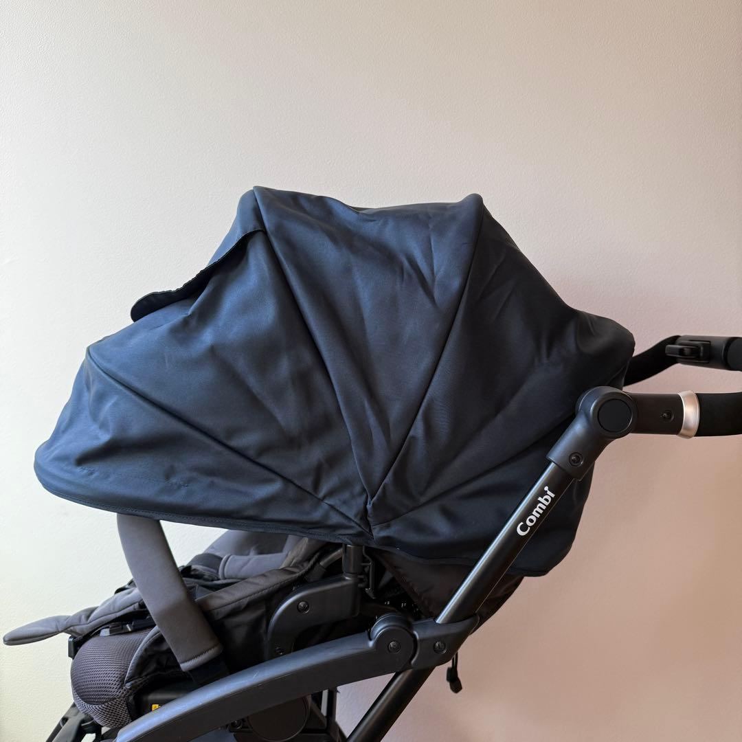 美品　Combi コンビ ベビーカー AttO（アット） type-S ネイビー