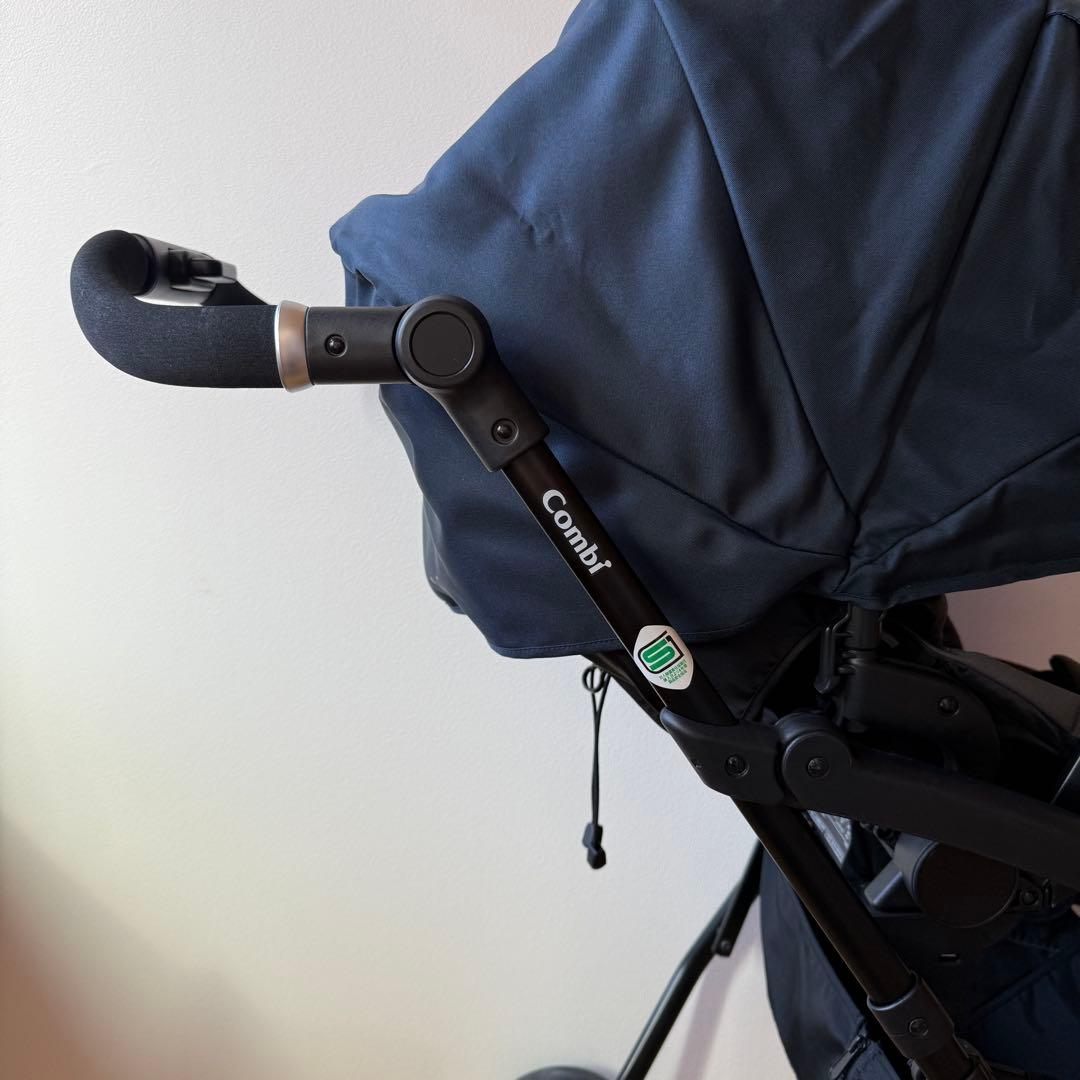美品　Combi コンビ ベビーカー AttO（アット） type-S ネイビー