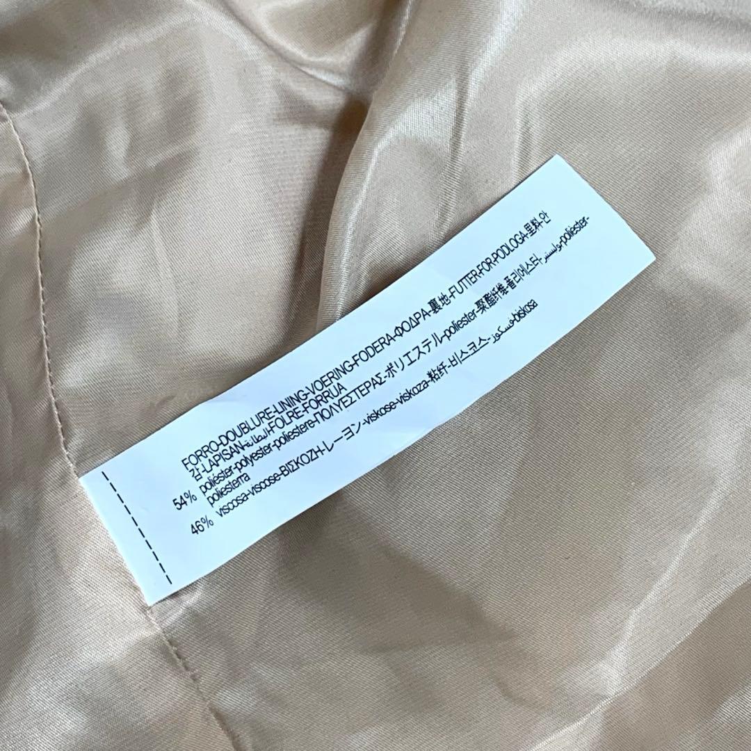 極美品ZARA ザラ テディベアコート　フェイクボアロングコート　ベージュ　S