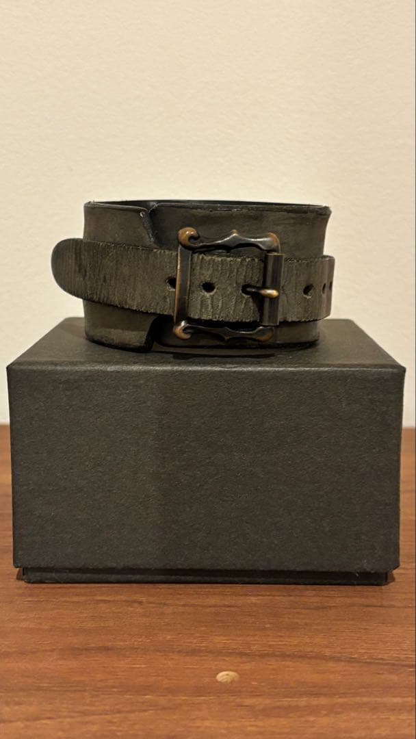 Number (N)ine レザー ブレスレット ナンバーナイン 音符