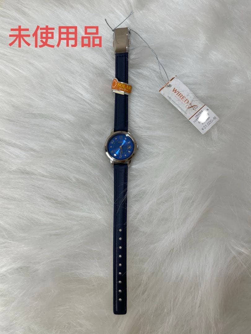 WIRED ソーラー 腕時計 ネイビー