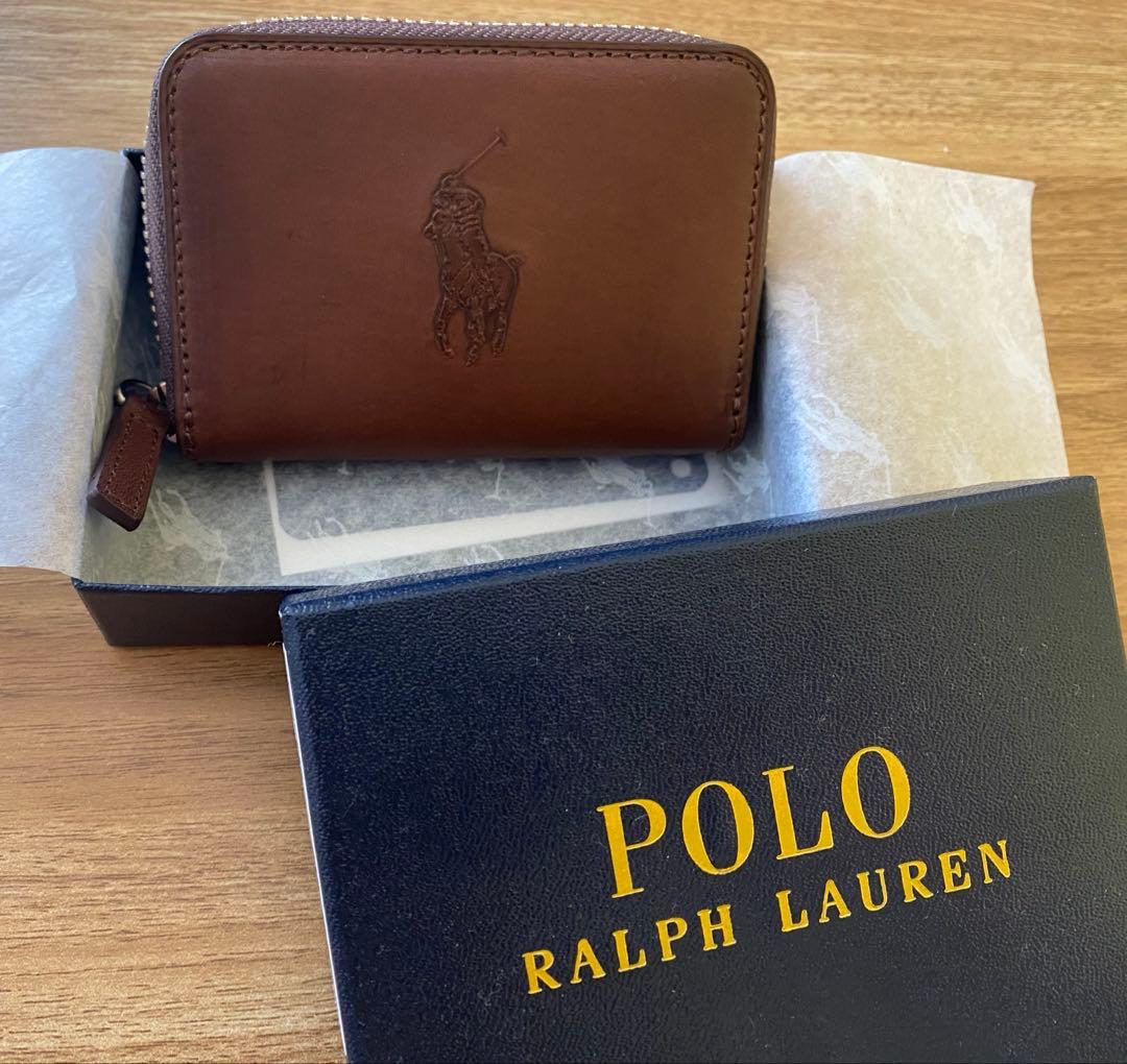 POLO RALPH LAUREN ケース 牛革 新品