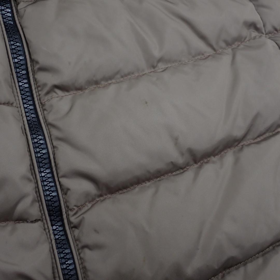 MONCLER モンクレール フード付き ブラウン ロングダウンジャケット