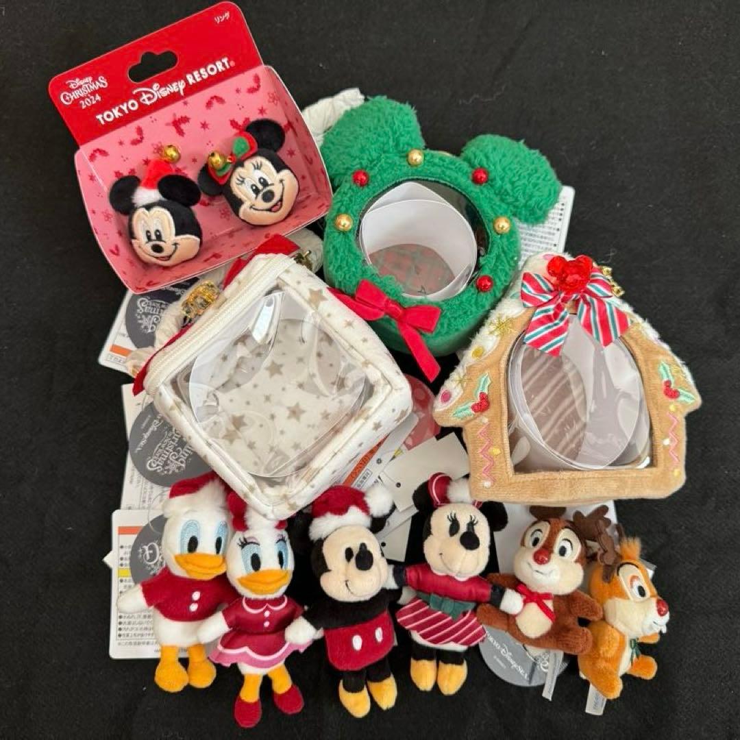 ディズニーダズリングクリスマス　ぬいぐるみチャーム&ポーチ　ミキーミニー　リング