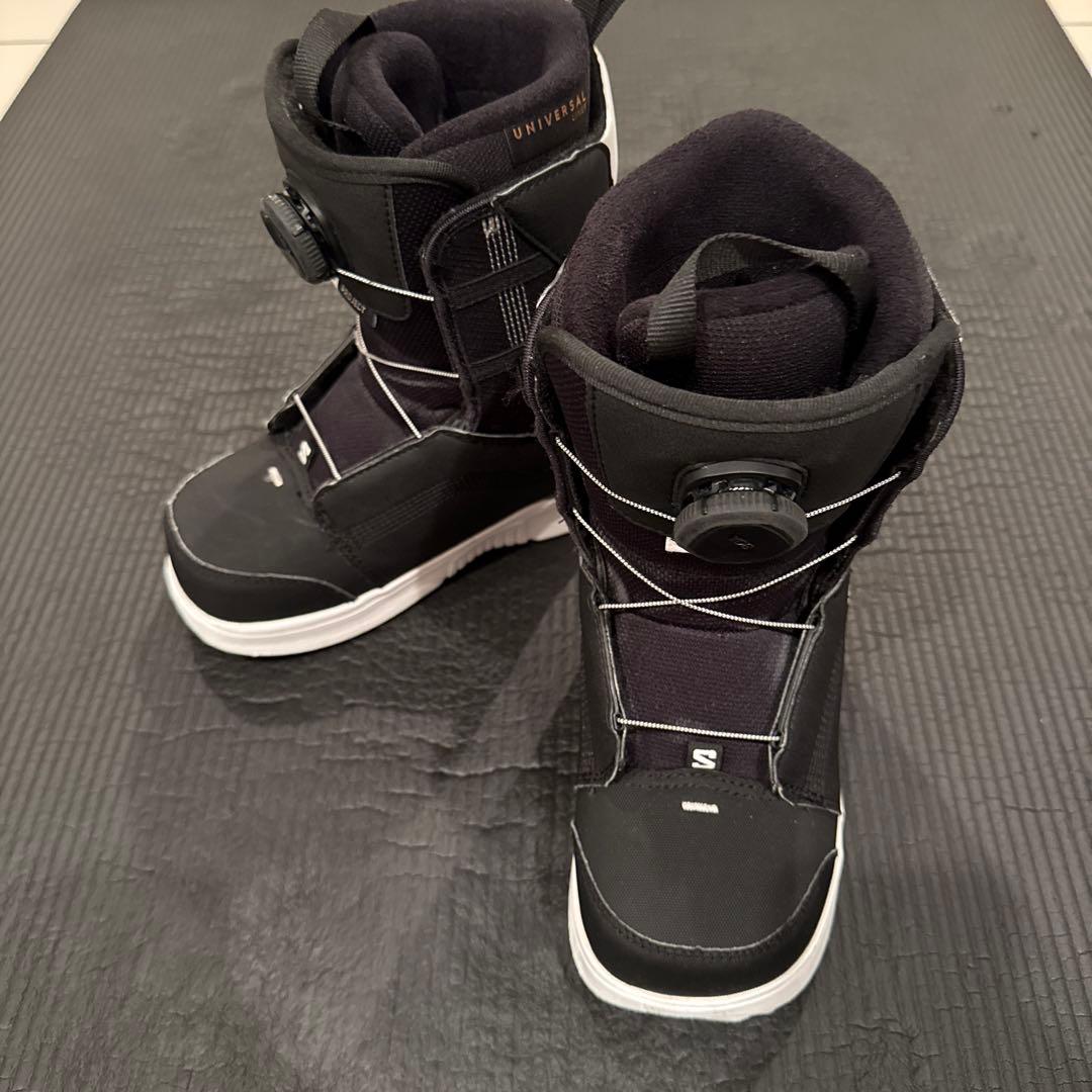 Salomon 子ども用スノーボードブーツ ブラック