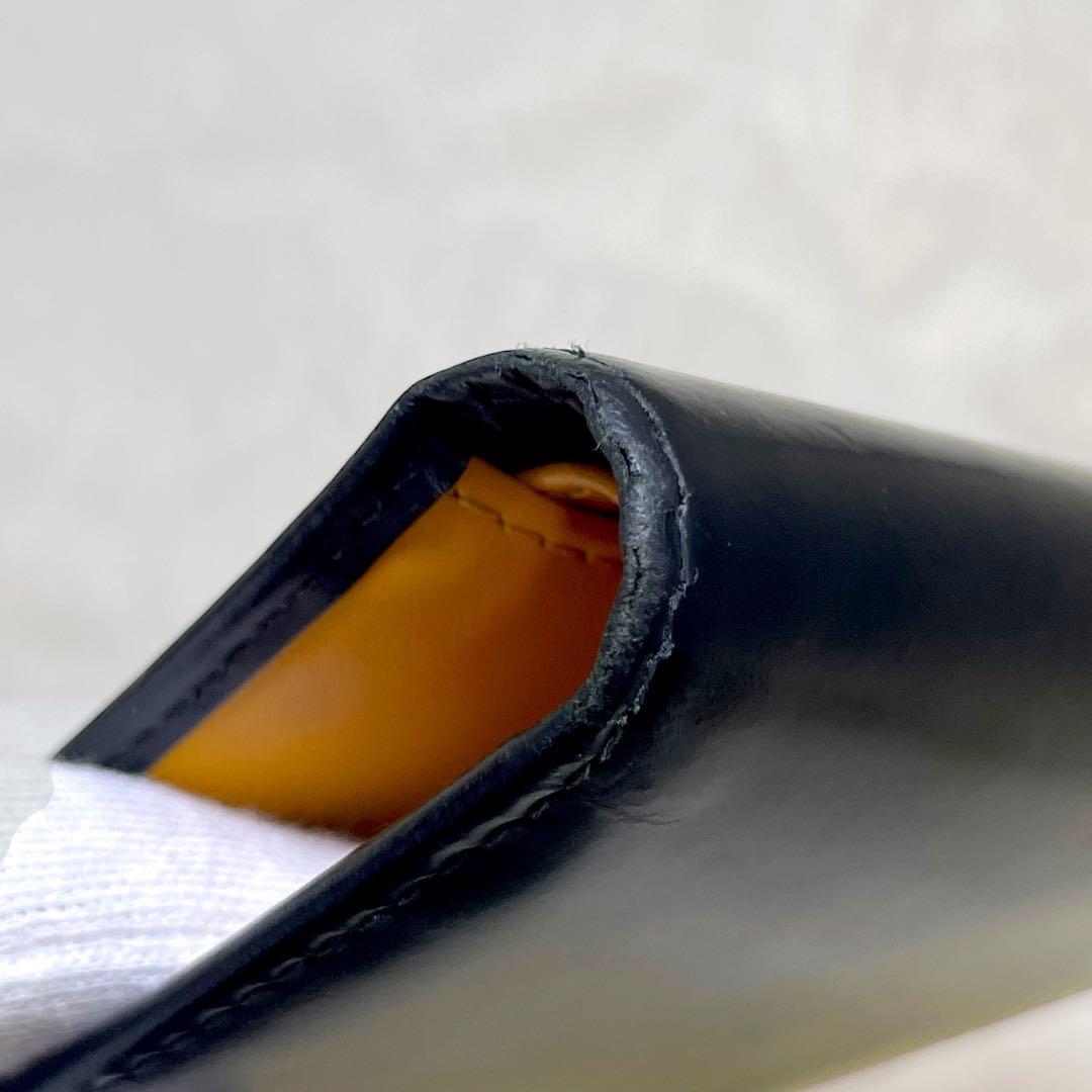 【良品】ETTINGER エッティンガー レザー 財布 ウォレット 二つ折り財布