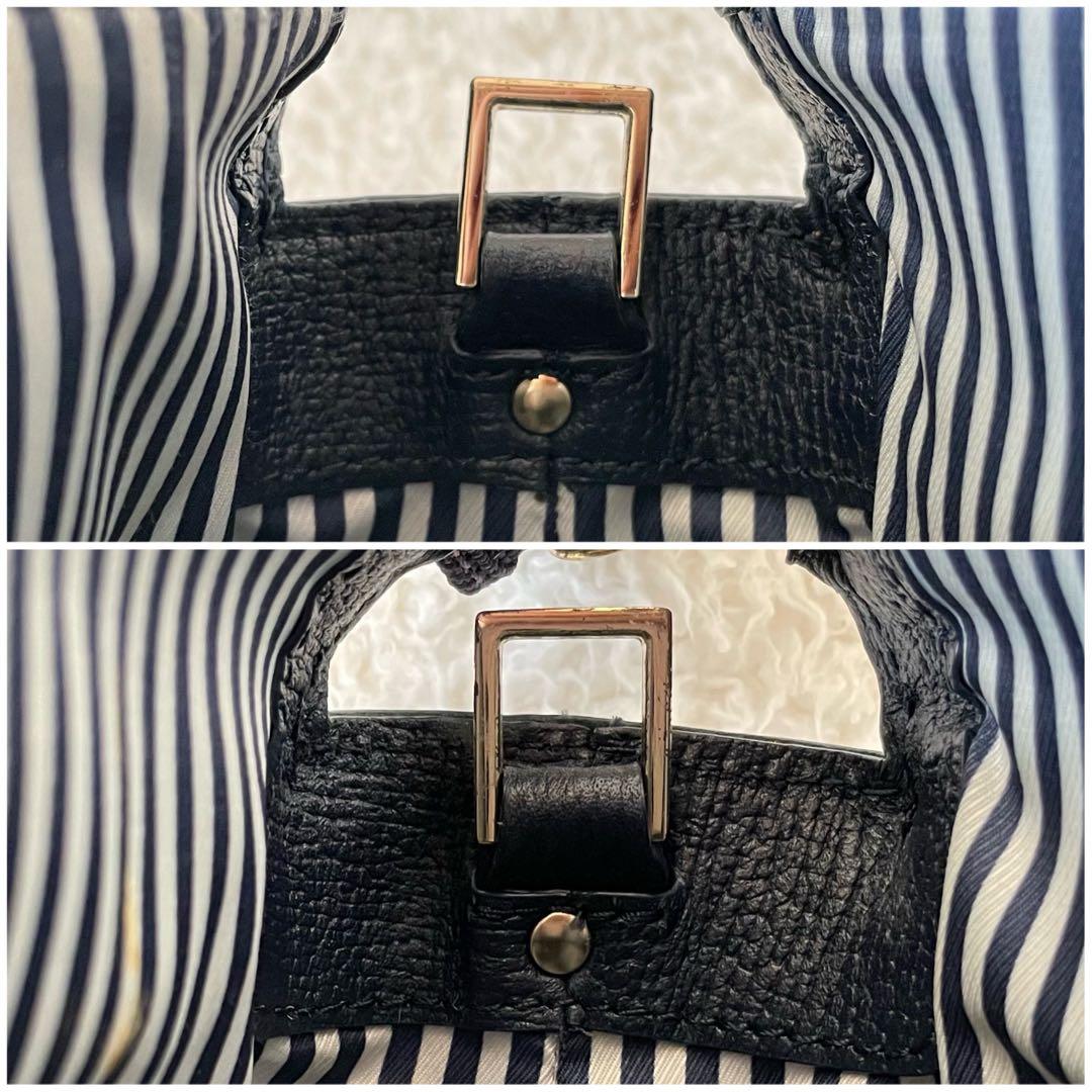 【美品】kate spade トートバッグ ショルダーバッグ 2way ネイビー