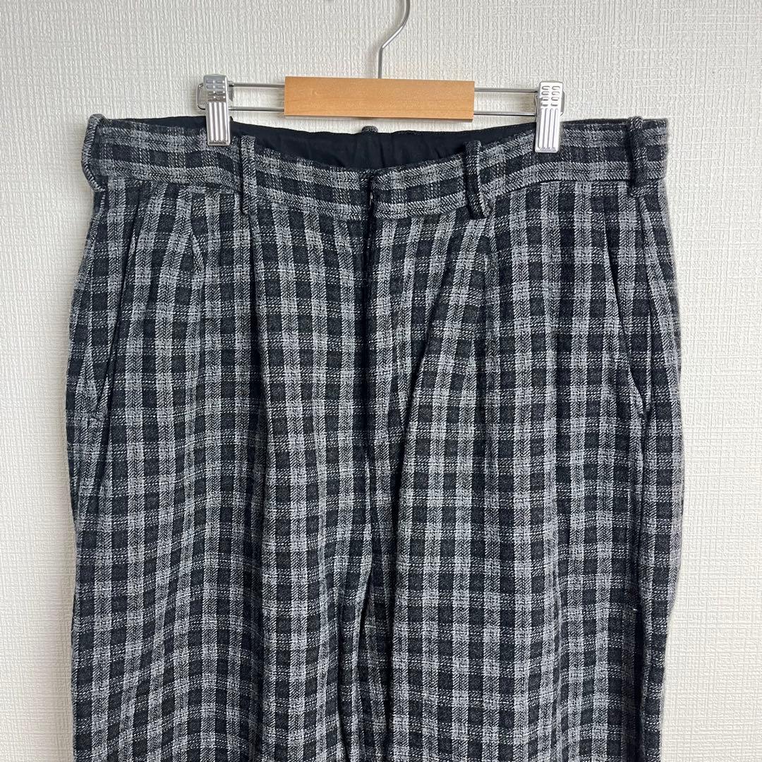 518 Tech系 ステンレス糸混グレンチェック NICENESS PETER