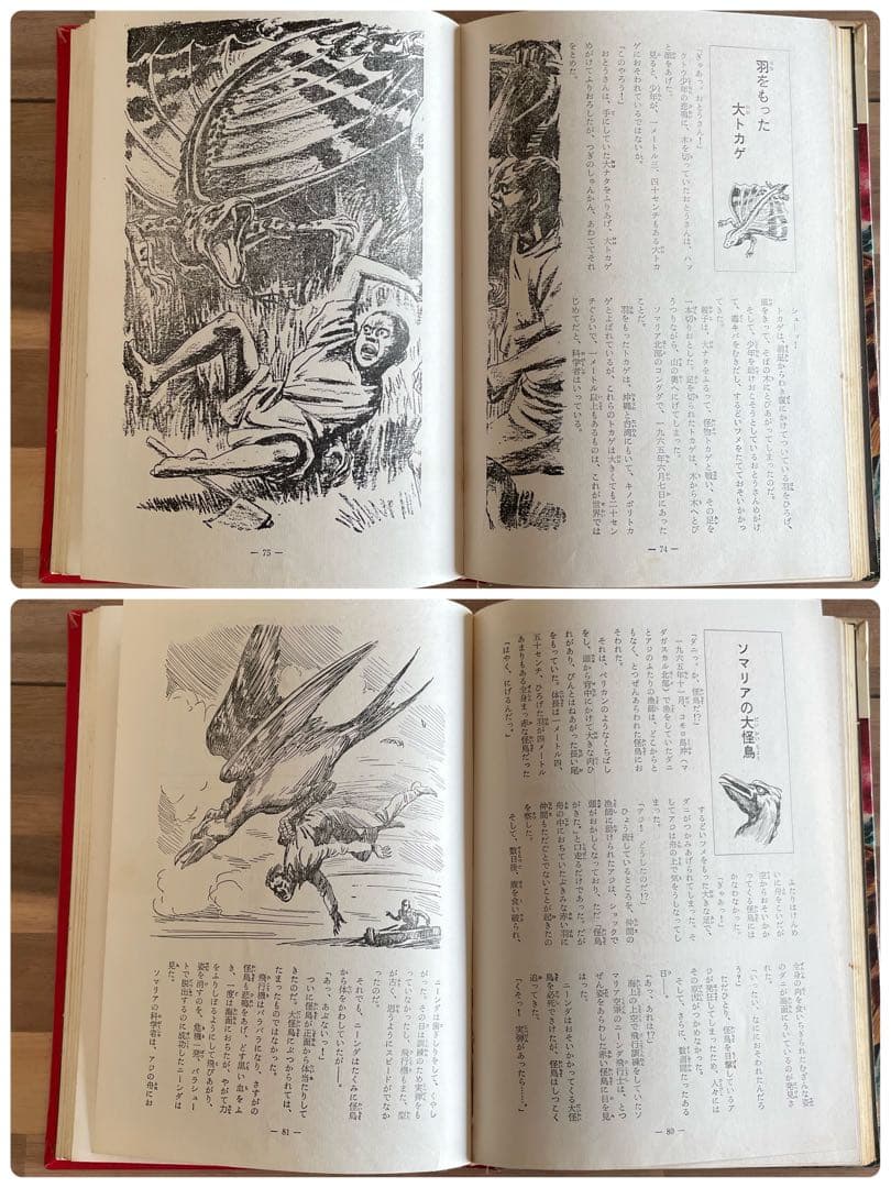 世界の怪獣　1971年版　外箱付き　中岡俊哉