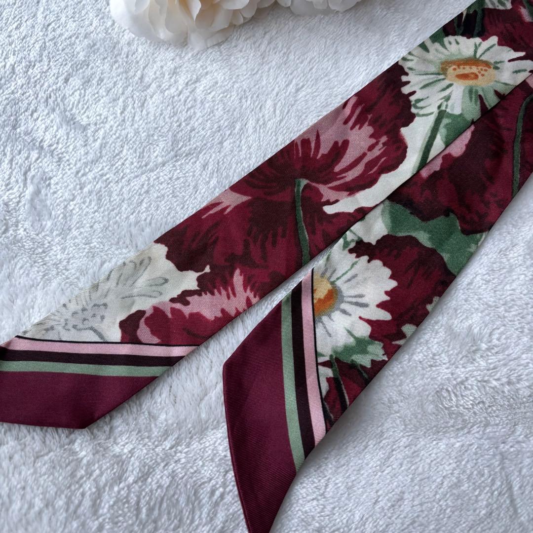 【極希少✨】GUCCIスカーフ BTS テテ着用 花柄　ネックボウ