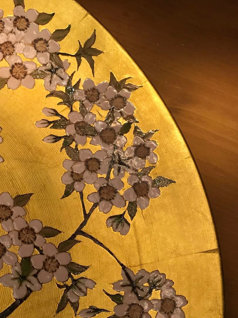 値下！【現状品】琥山窯　小野達郎　大皿　40cm