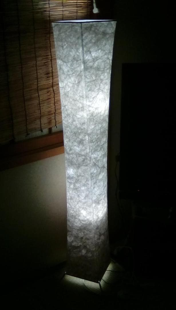 やわらかく温かみのある明かり 和紙風LEDランプ3段調光 M