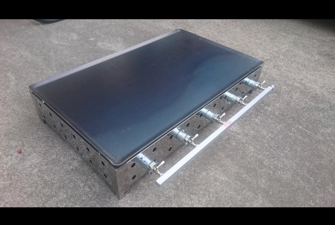 ネット専売品 プレス鉄板焼き 幅900×奥行550 LPガス グリドル