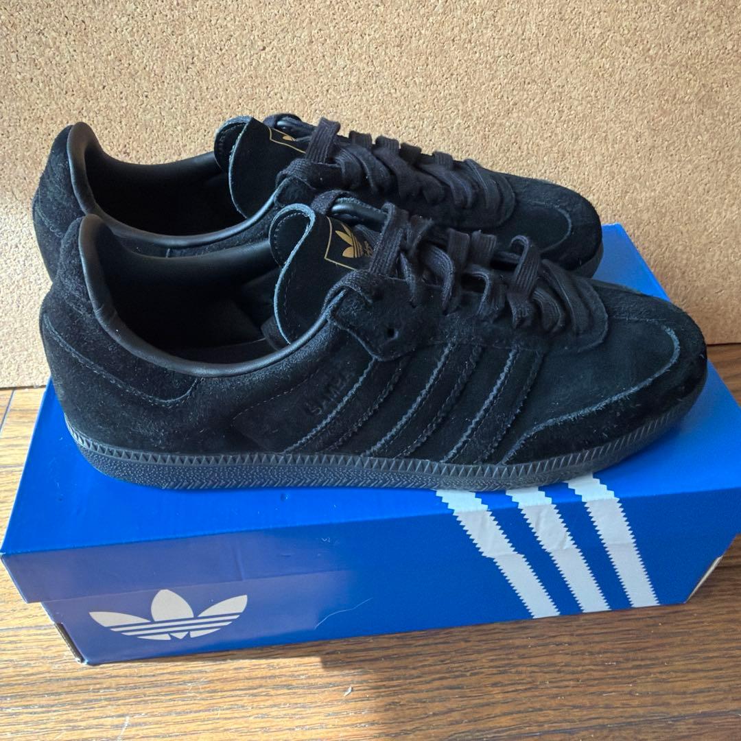 靴 adidas samba og black 26.5