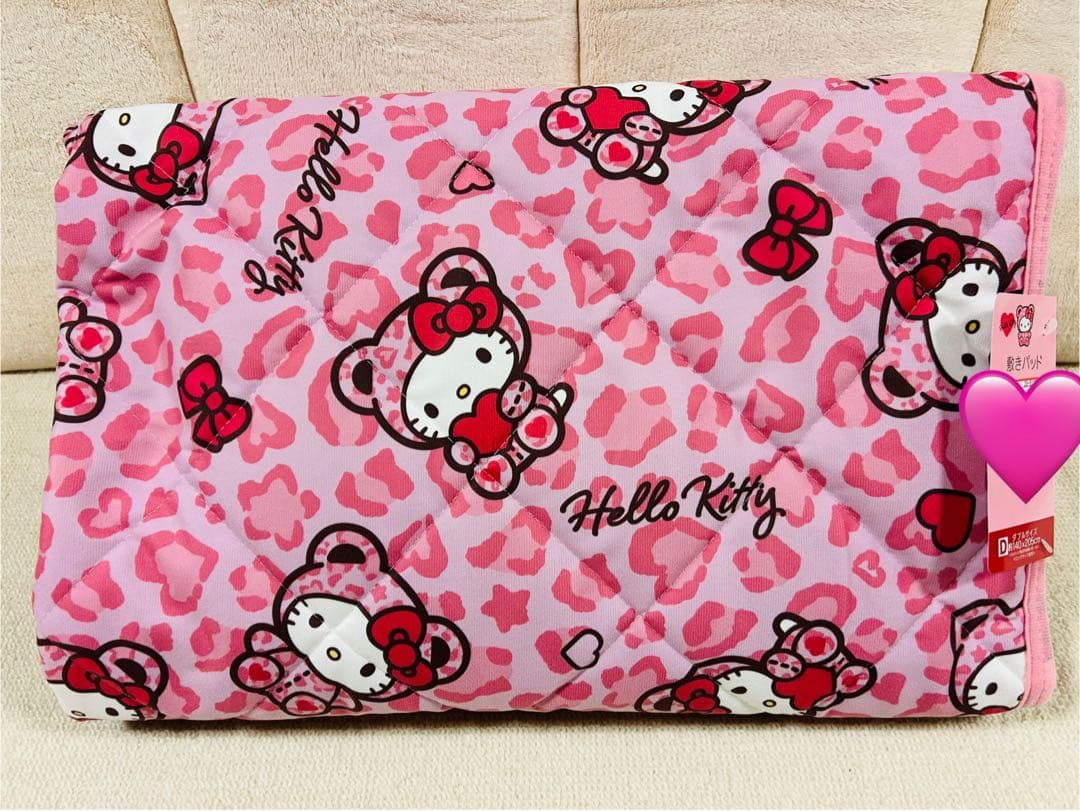 アベイル　キティ　敷きパッド　キティ　カバー付き枕　ギャルクマキティ　敷きパッド