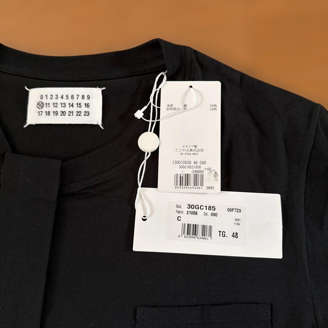 Maison Martin Margiela ブラックtシャツ 新品未着用