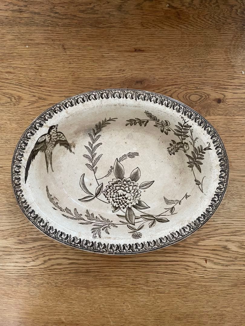 イギリスアンティークボウル皿