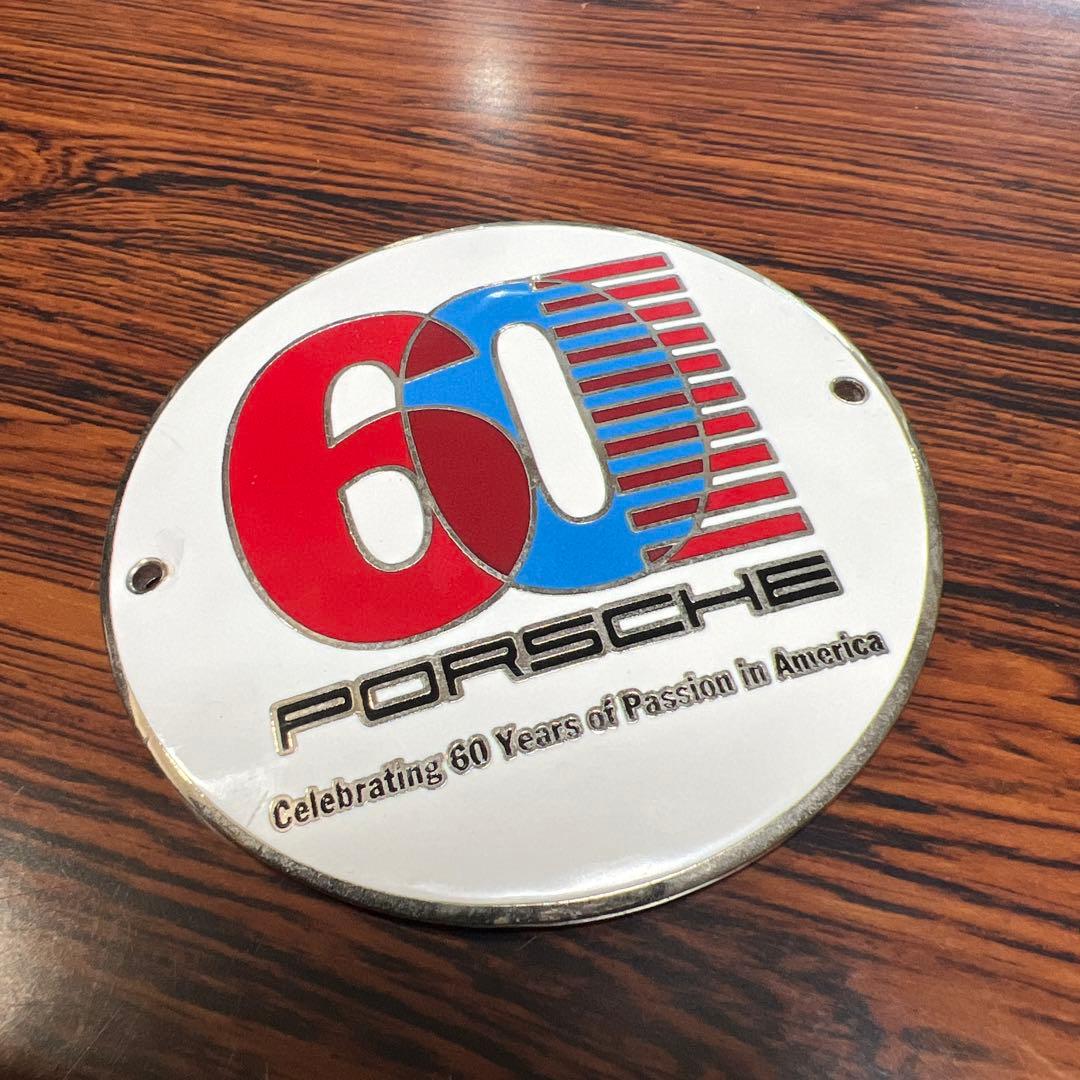 ポルシェ 60周年記念プレート