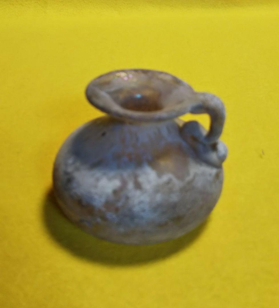 古代ローマングラス/昔のガラス瓶/ローマングラス/ローマのガラス瓶