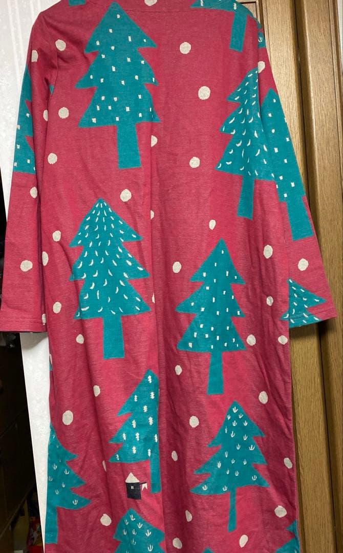 新品マタノアツコ　ルームウエア　ワンピースL ネコ　ワコール