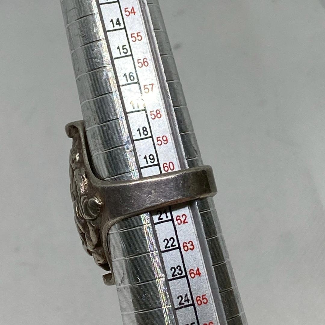 BRDC インディアンジュエリー リング 指輪 20号 アギー 天然石 一眼天珠