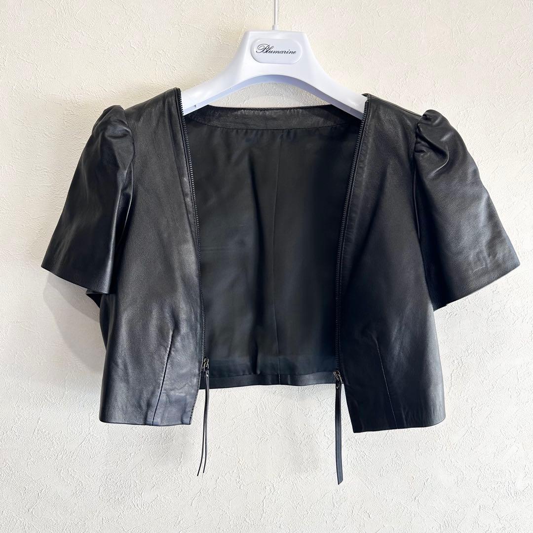 blugirl ブルーガール レザージャケット&カーディガン