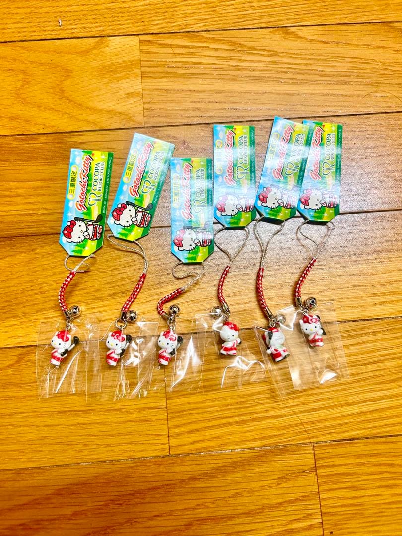 激レア商品、三重ご当地キティゴルフストラップまとめ売り12個
