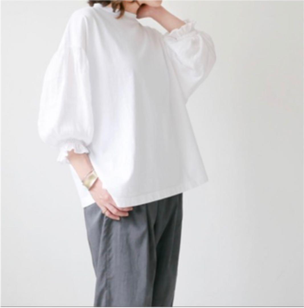 未使用UNIVERSAL TISSU USAコットンリネンスリーブプルオーバー