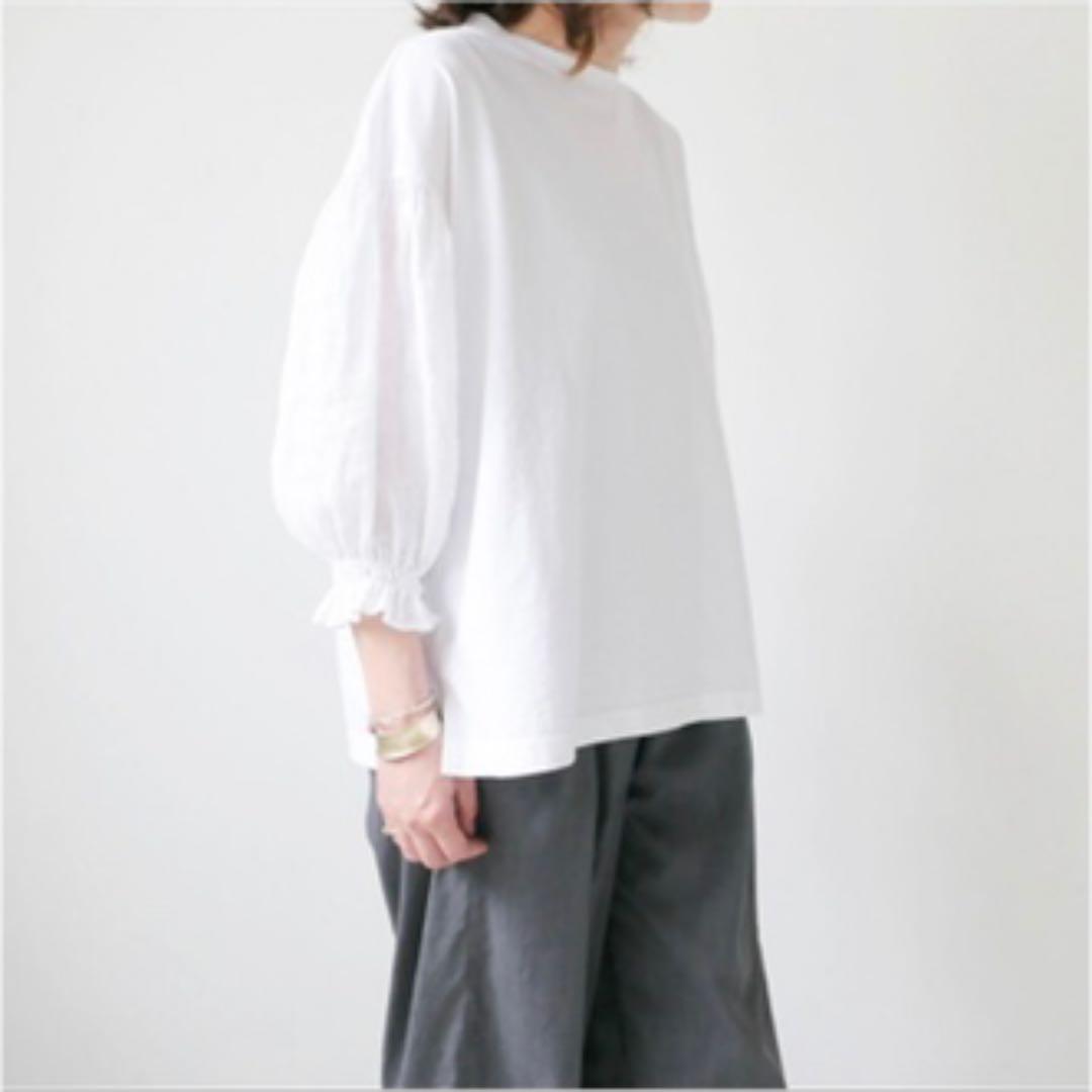 未使用UNIVERSAL TISSU USAコットンリネンスリーブプルオーバー