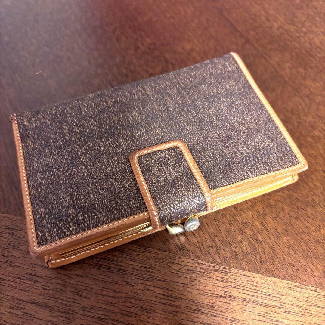 最終値下げ GUCCI オールドグッチ ヴィンテージ 二つ折りがま口財布 80S